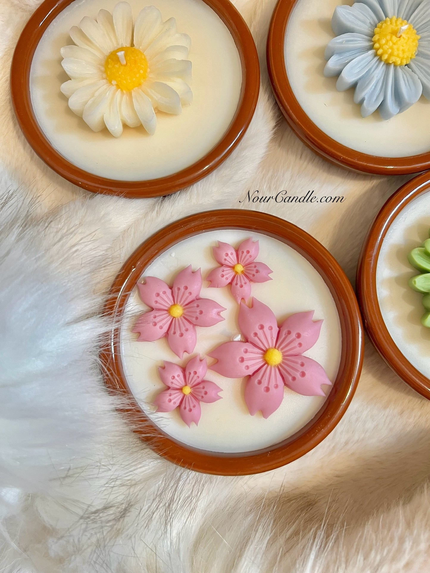 Pottery candle
