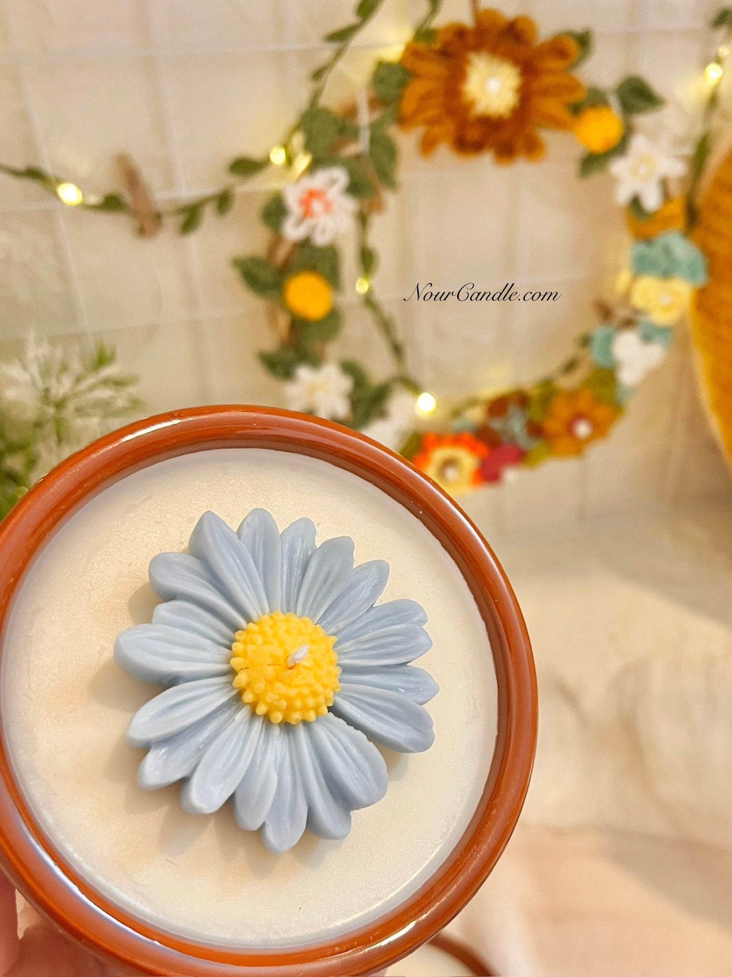 Pottery candle