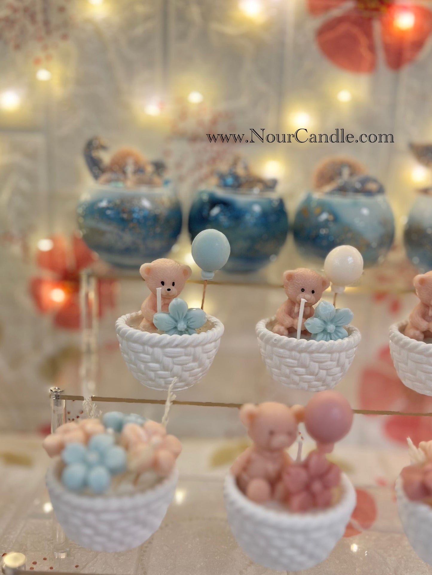 شمعة الدبدوب والبالون