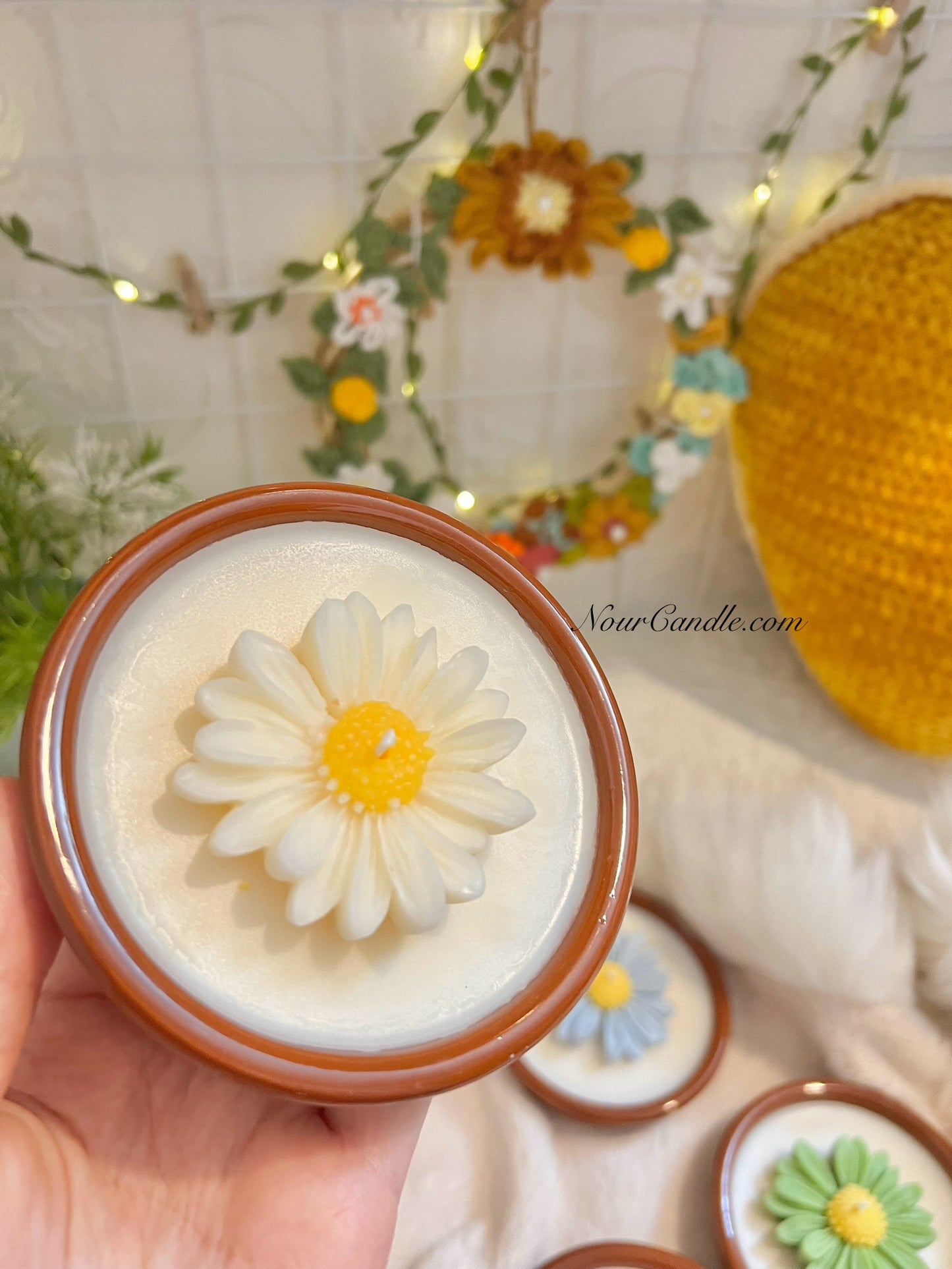 Pottery candle