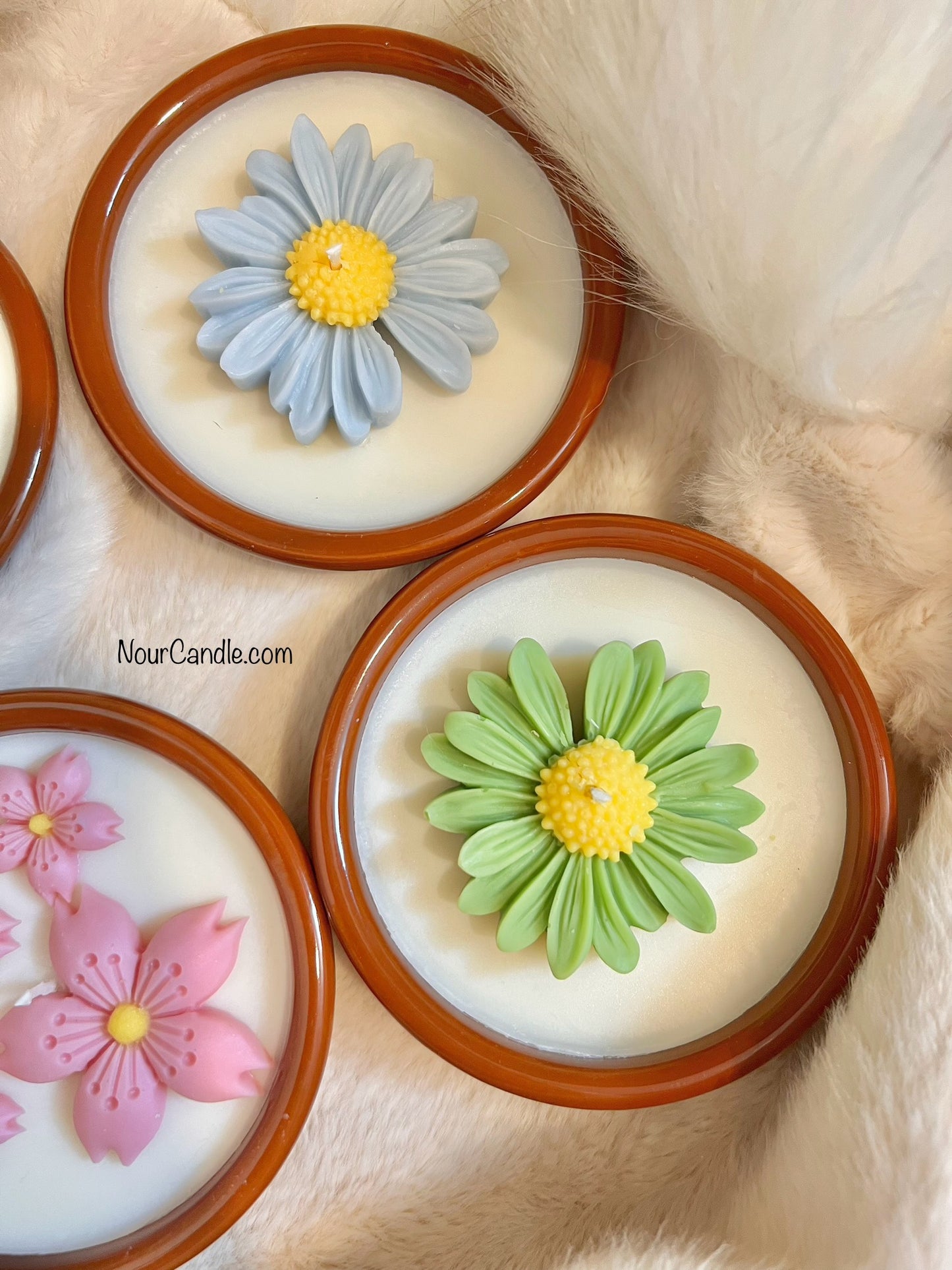 Pottery candle