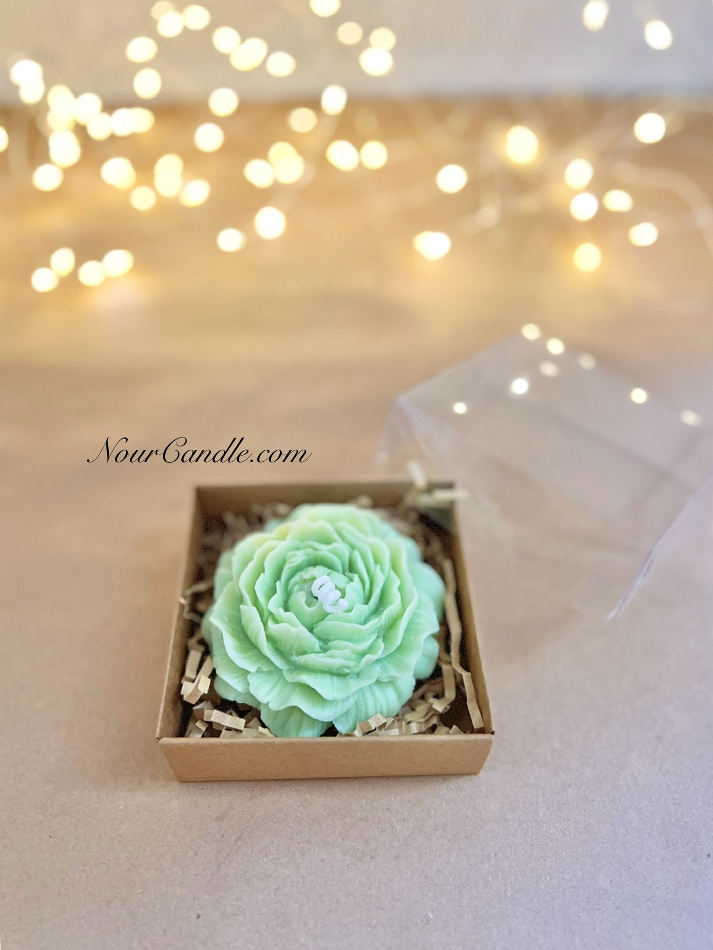 Rose rose candle