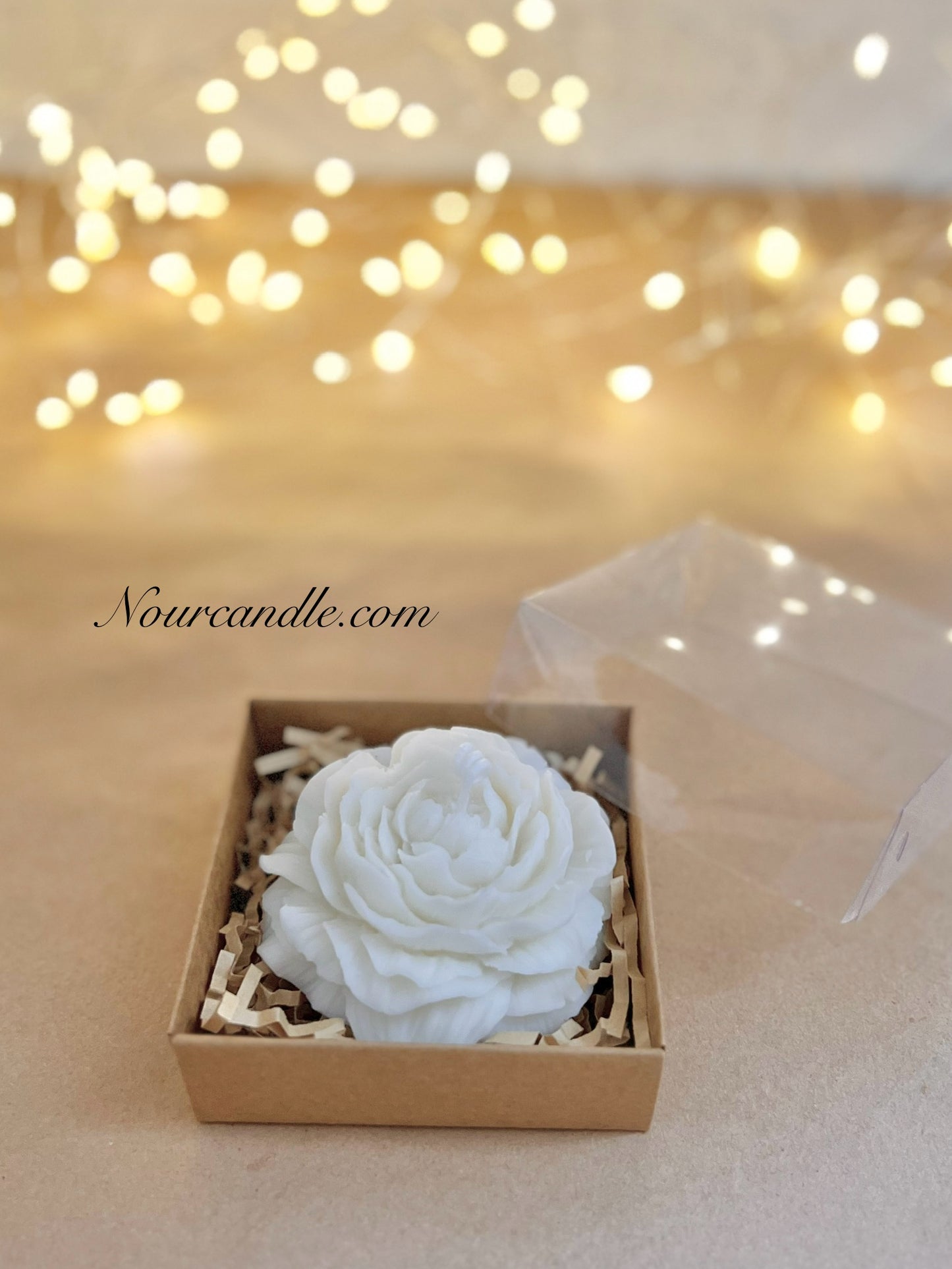 Rose rose candle