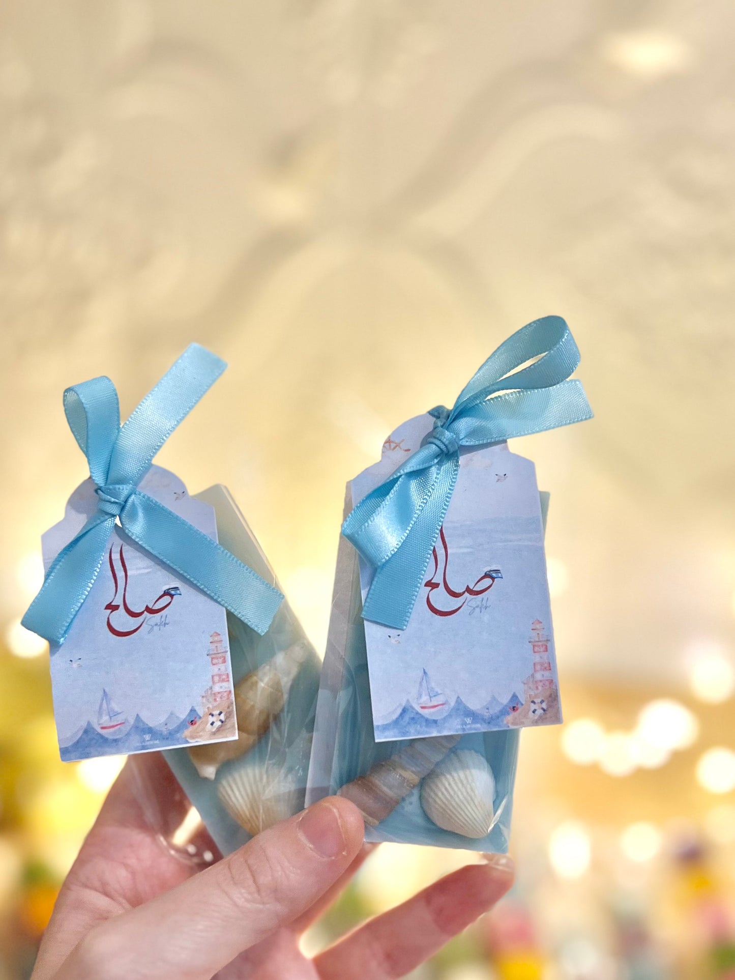 Scented wax tag