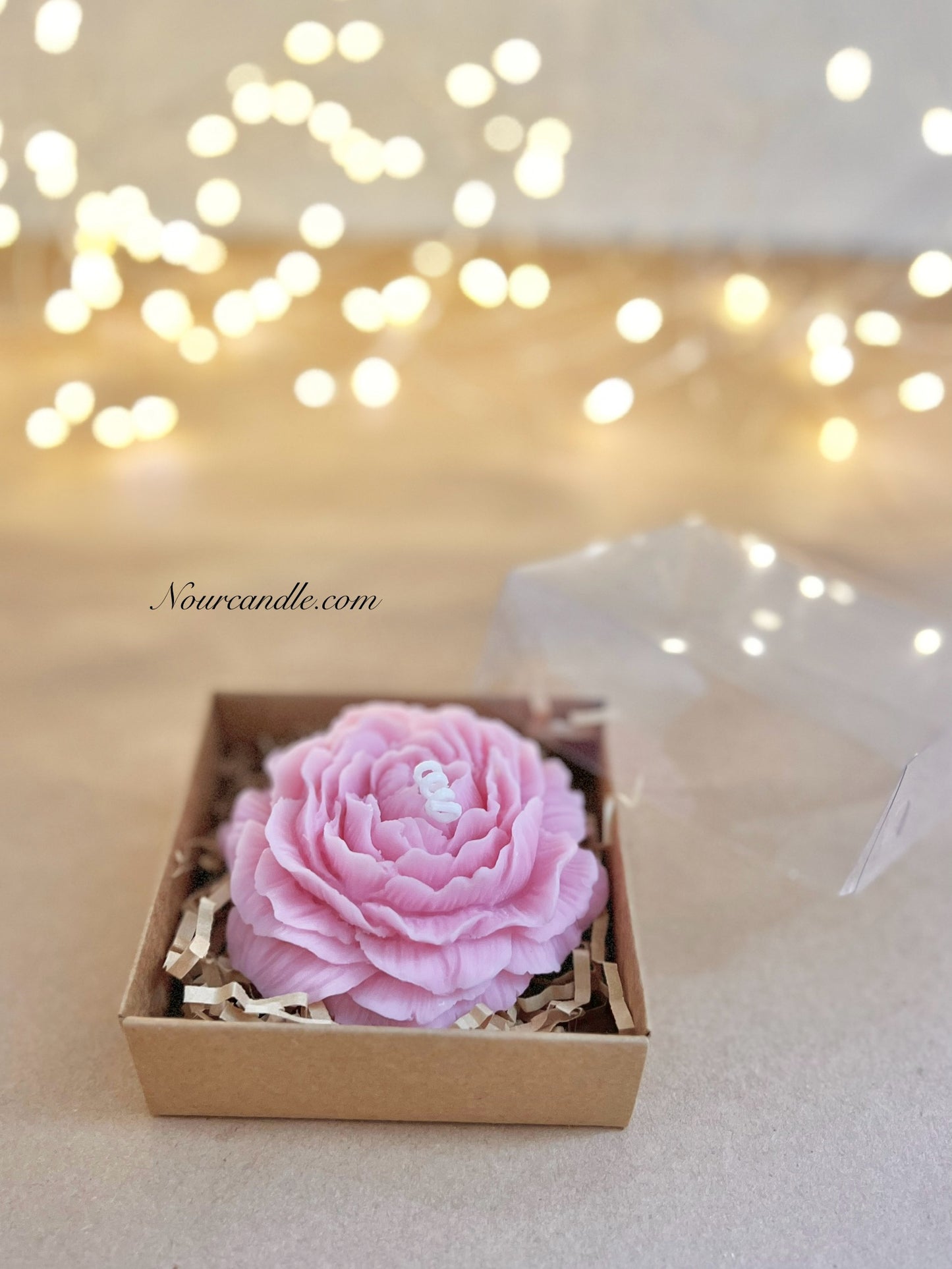 Rose rose candle