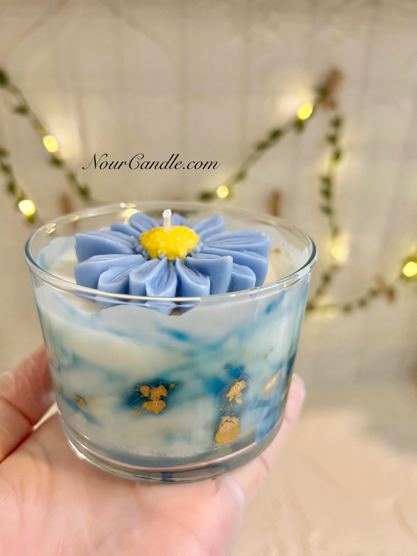 Marble candle