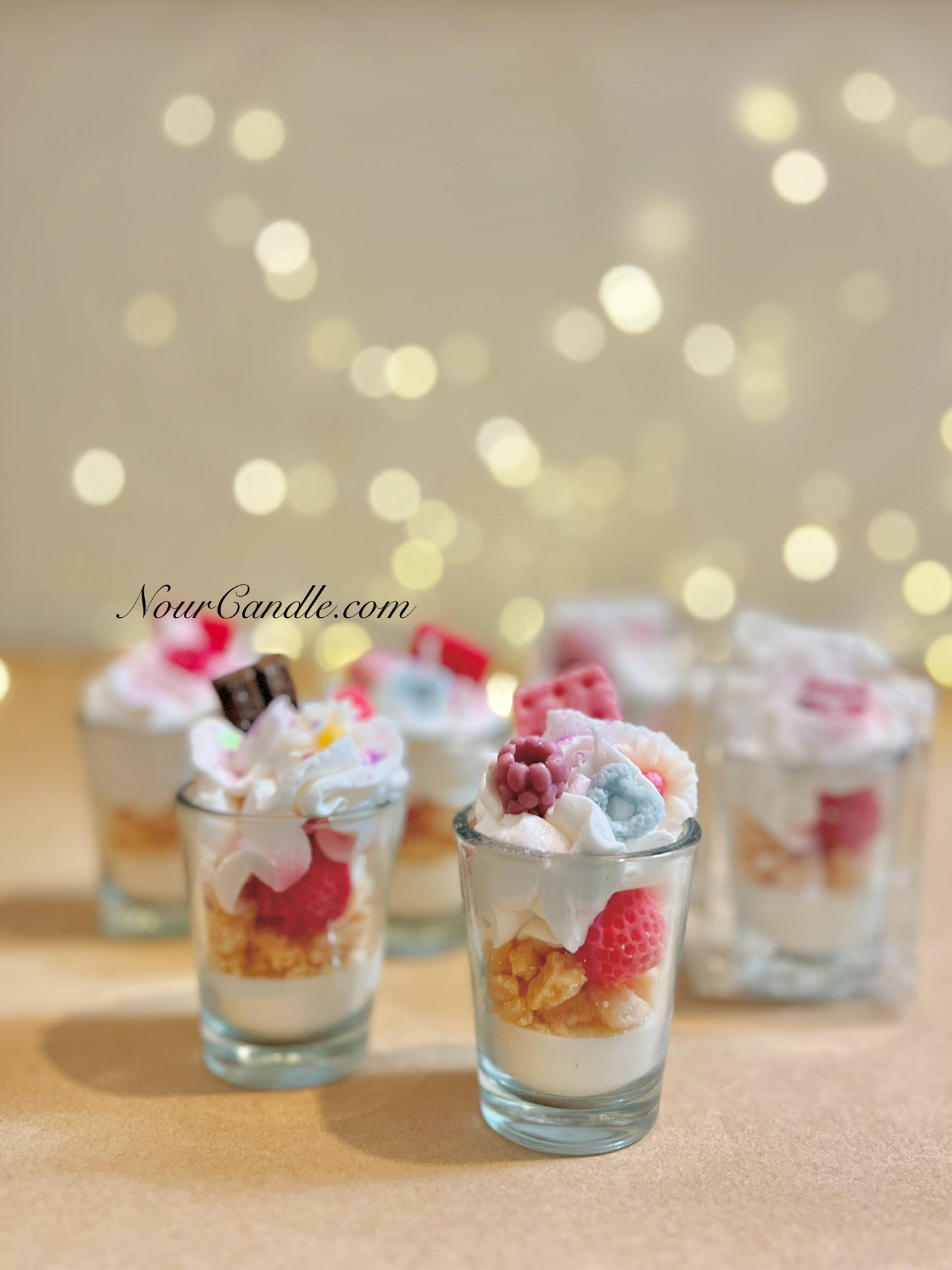 Mini cake candle